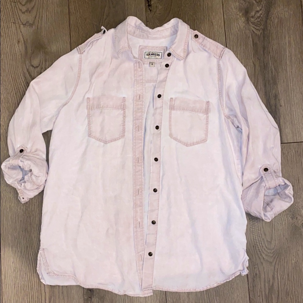 Express Women’s Boyfriend Blouse